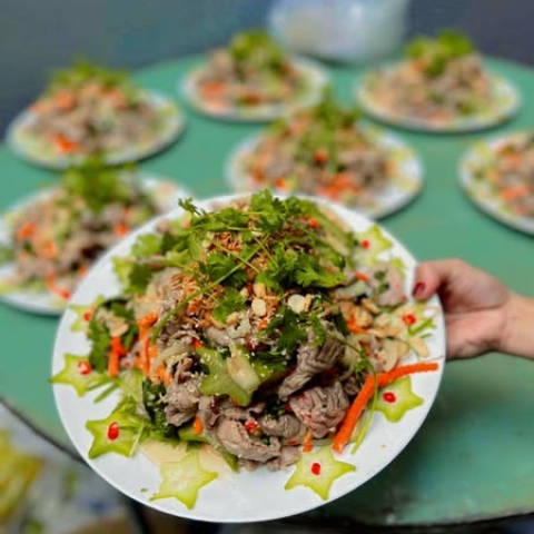gỏi bắp bò