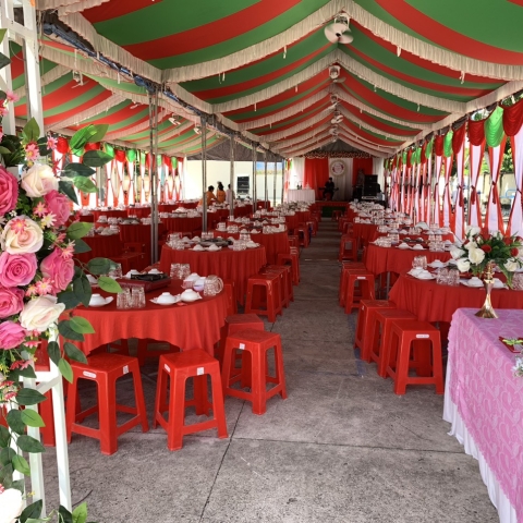 NẤU TIỆC CƯỚI TẠI LONG HẢI