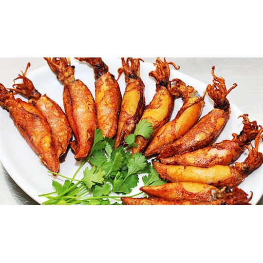 MỰC NƯỚNG MUỐI ỚT