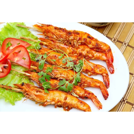 TÔM SÚ NƯỚNG MUỐI ỚT